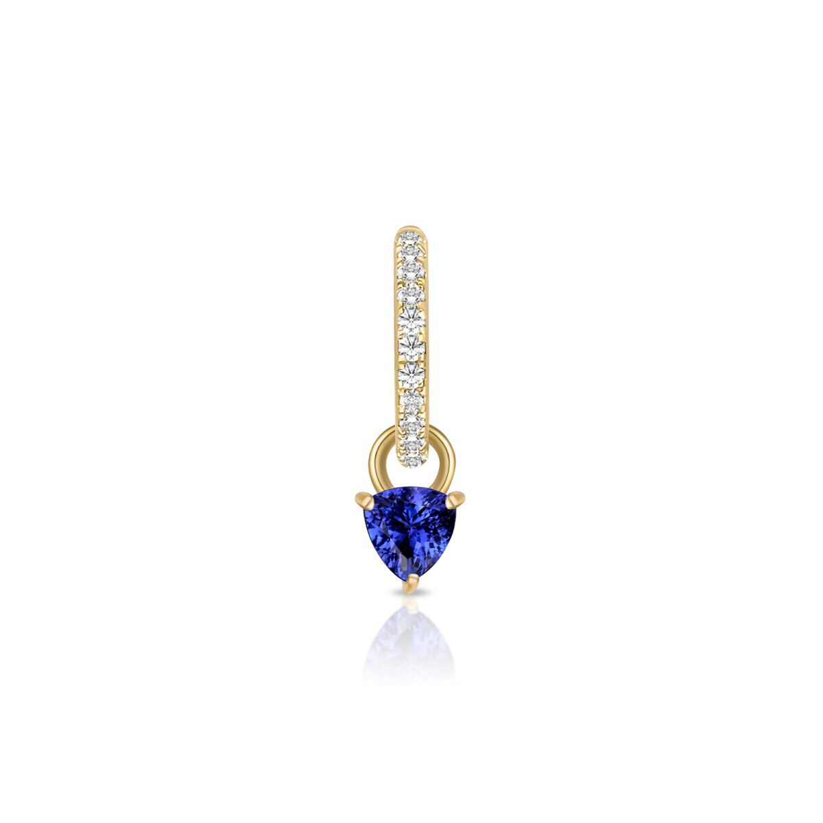 Charm Nº1 Iolite with hoop