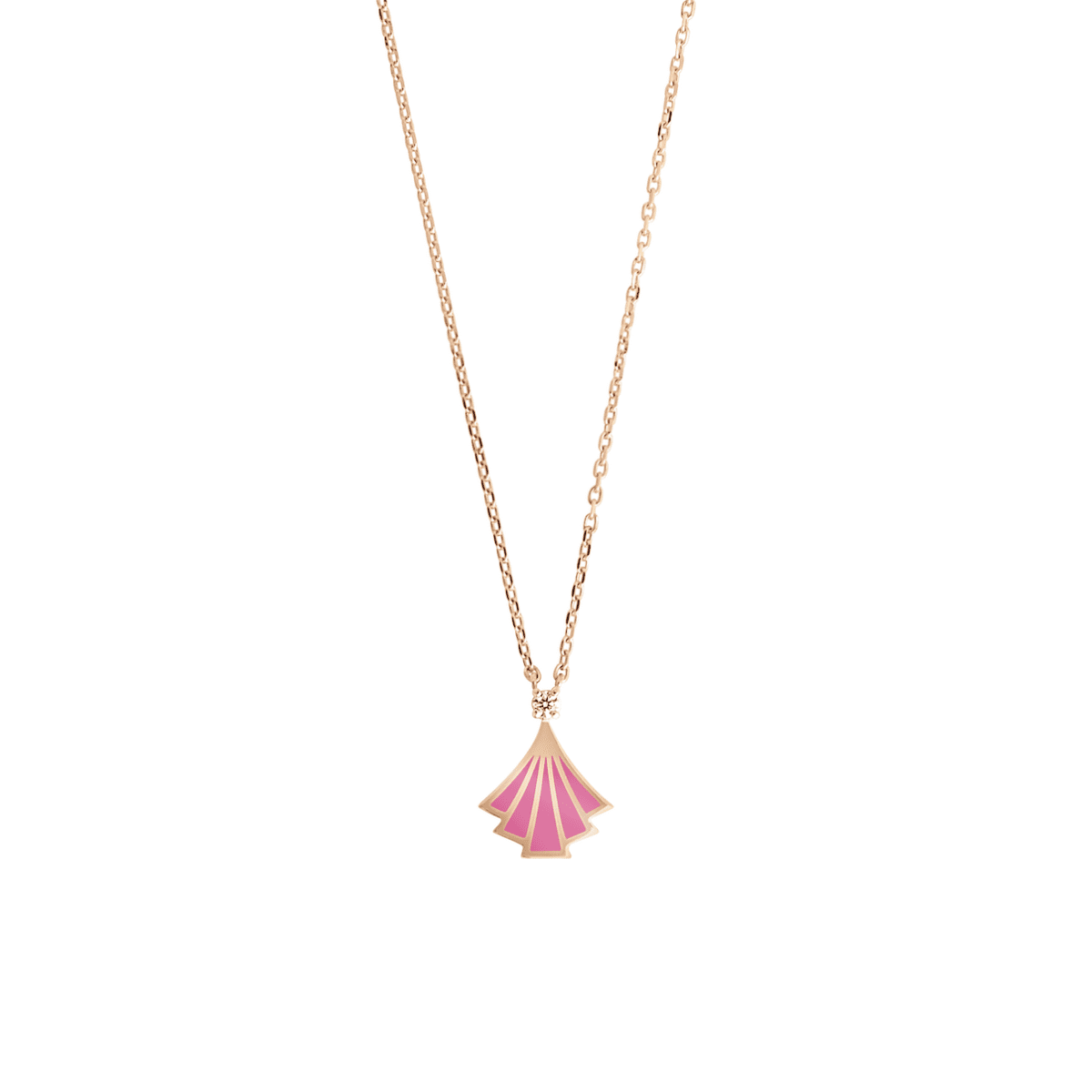 Bloom necklace rose pink