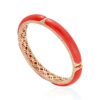 The-Nile-New+Edition-18+Karat-Rose+Gold-White+Diamonds-Coral-Bangle