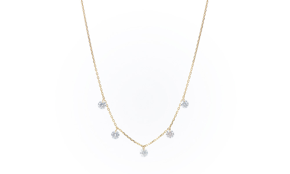 persee-paris-danae-five-diamonds-necklace-mounted-on-18ct-yellow-gold-