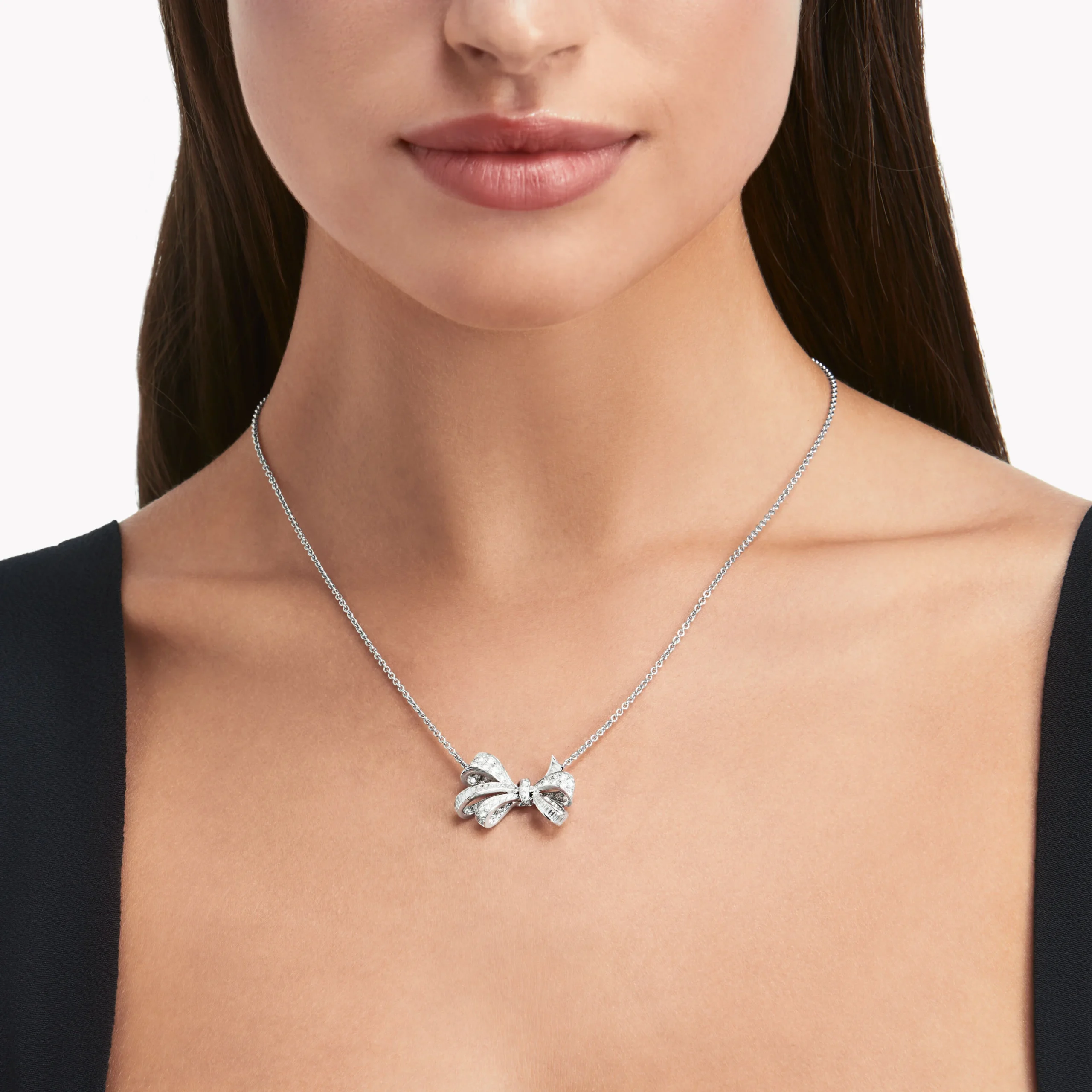 Tilda’s Bow Classic Diamond Pendant
