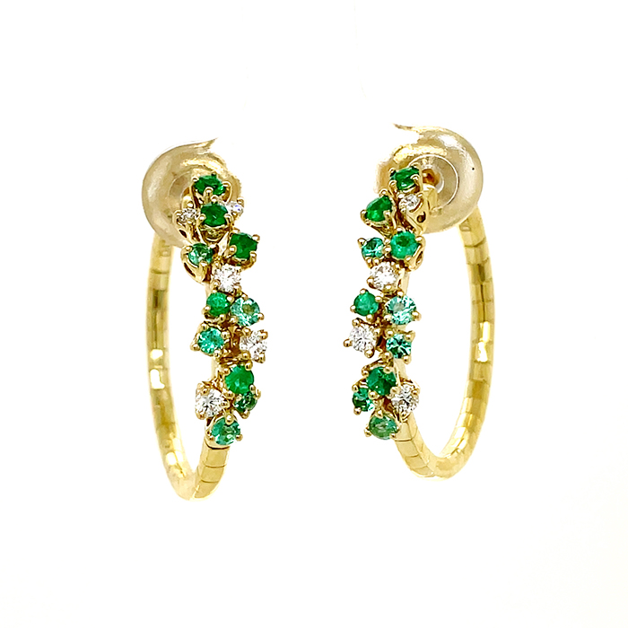 Mimosa Earrings Yellow Gold