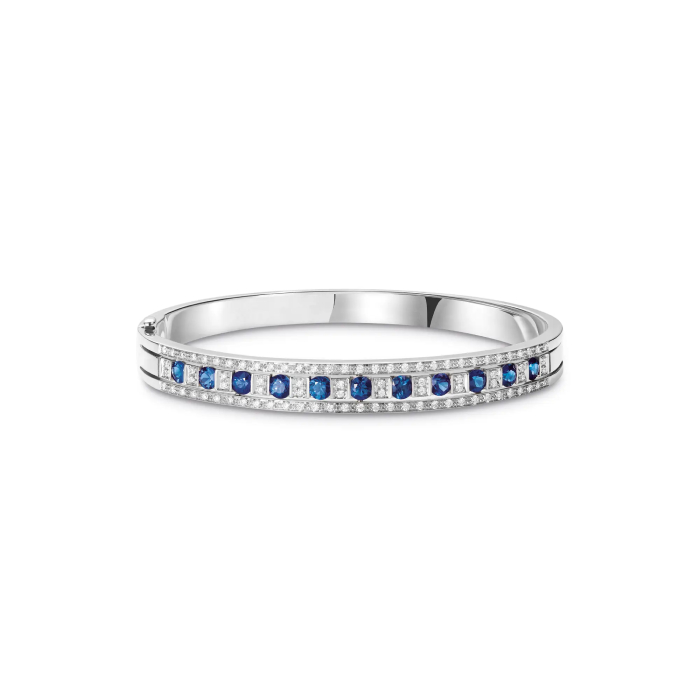 Belle Epoque Bracelet White Gold With Diamond and Blue Sapphire