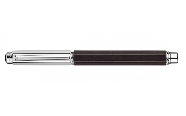 Silver-Plated and Rhodium-Coated VARIUS™ EBONY Roller Pen