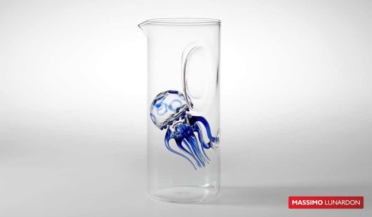 Blue Medusa Carafe