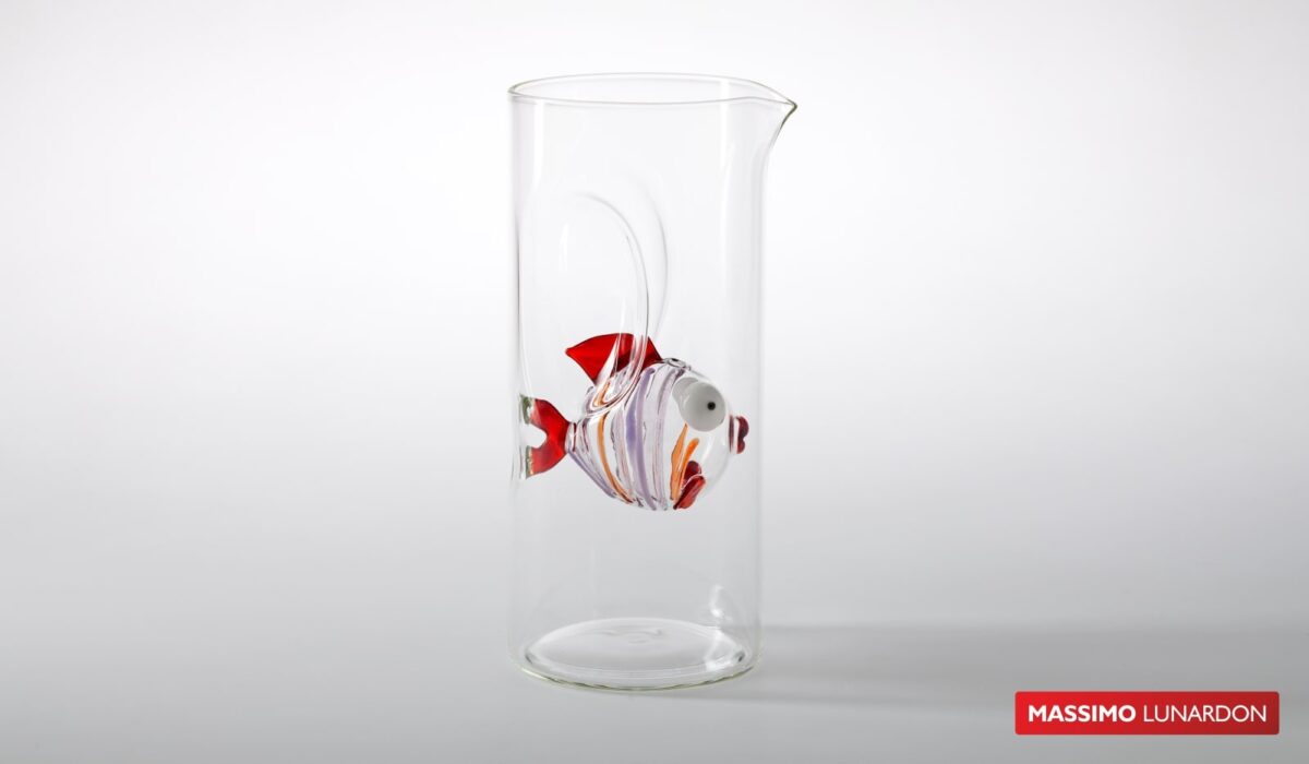 Coloured Fish Jug
